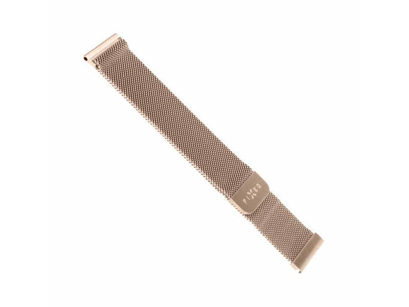 FIXED Mesh Strap for Smartwatch Universal 20mm Rose Gold