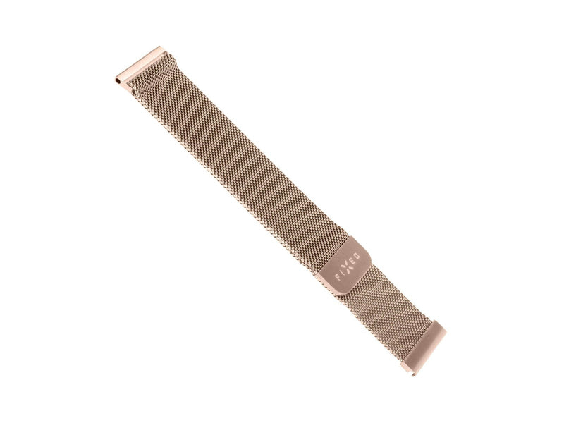 FIXED Mesh Strap for Smartwatch Universal 22mm Rose Gold