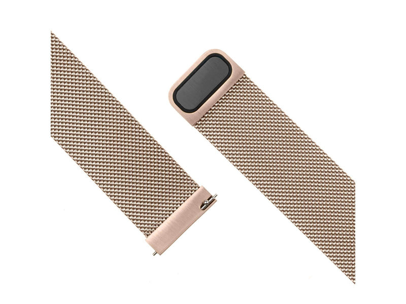 FIXED Mesh Strap for Smartwatch Universal 22mm Rose Gold