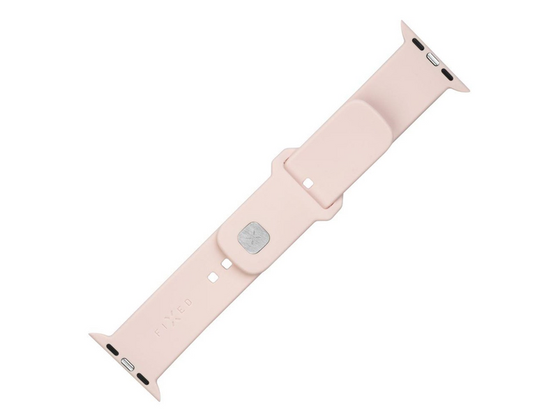 FIXED Silicone Strap SET Apple Watch 42/44/45mm Pink