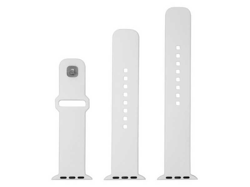 FIXED Silicone Strap SET Apple Watch 38/40/41mm White