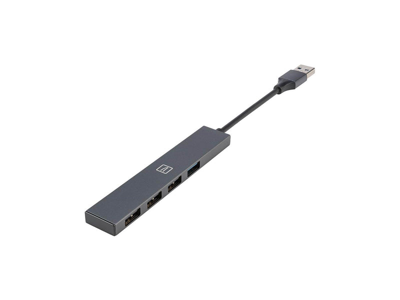 Tucano 4-in-1 USB Hub USB-Hubs - USB 3.0 - 4 - Grau