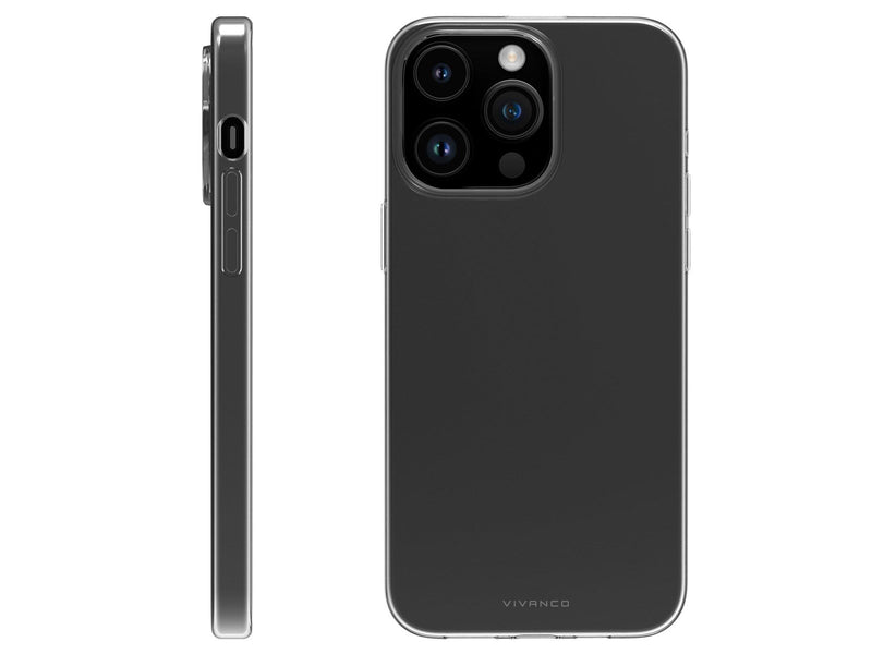 Vivanco Slim TPU Cover iPhone 15 Pro Max Clear