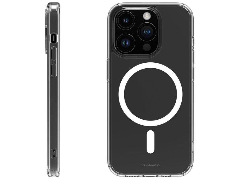 Vivanco Mag Steady Cover iPhone 15 Pro Max Clear