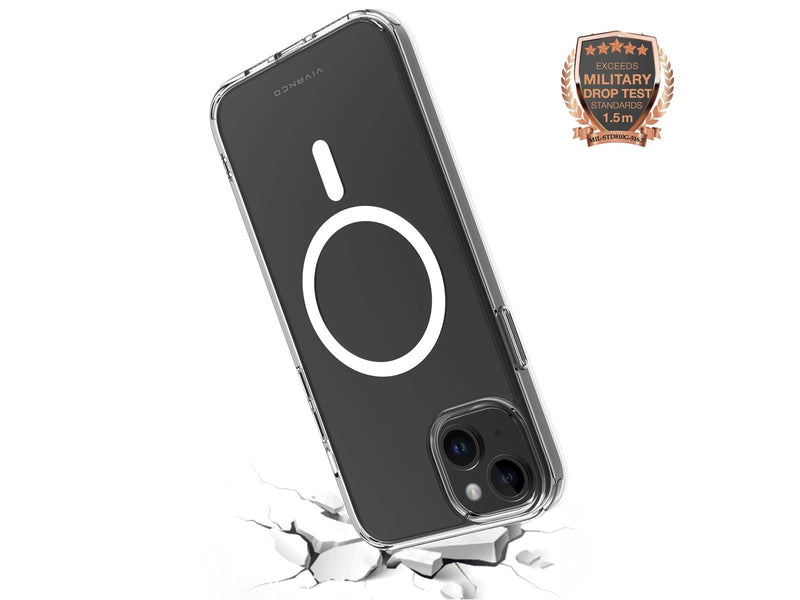 Vivanco Mag Steady Cover iPhone 15/14 Plus Clear