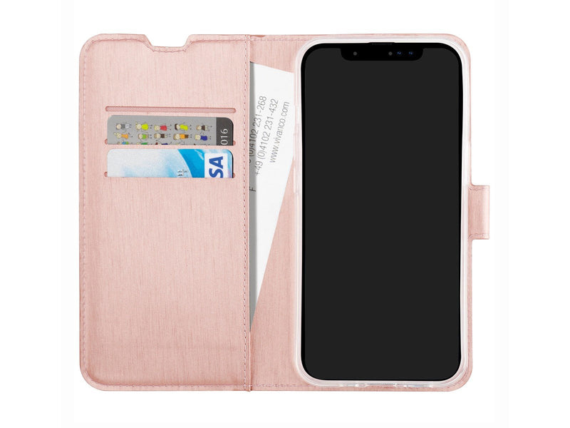 Vivanco Classic Wallet iPhone 15 Pro Rose Gold