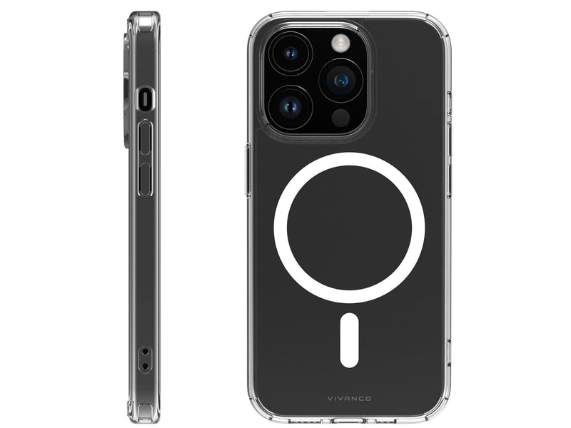 Vivanco Mag Steady Cover iPhone 15 Pro Clear