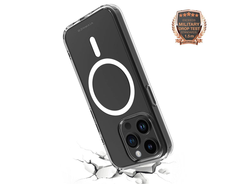 Vivanco Mag Steady Cover iPhone 15 Pro Clear