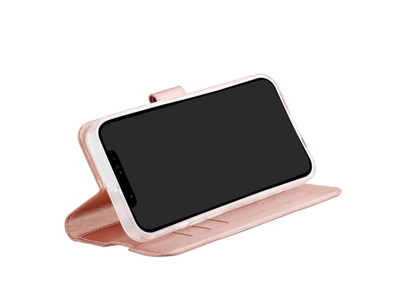 Vivanco Classic Wallet iPhone 15 Rose Gold