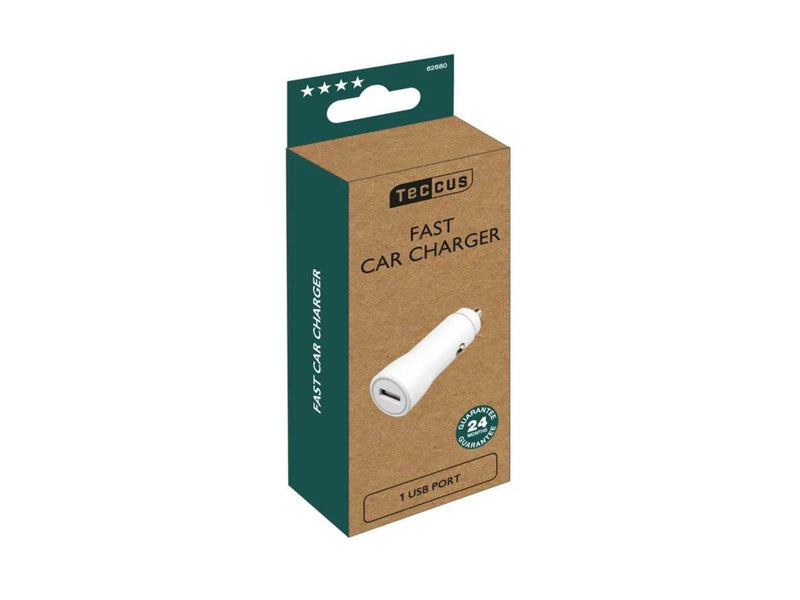 Vivanco 1xUSB Fast Car Charger 2.1A White
