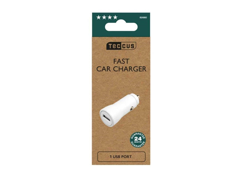 Vivanco 1xUSB Fast Car Charger 2.1A White