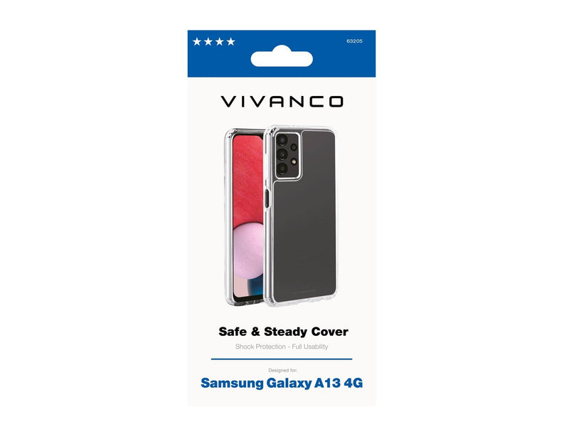 Vivanco Safe & Steady TPU Case Galaxy A13 4G Clear