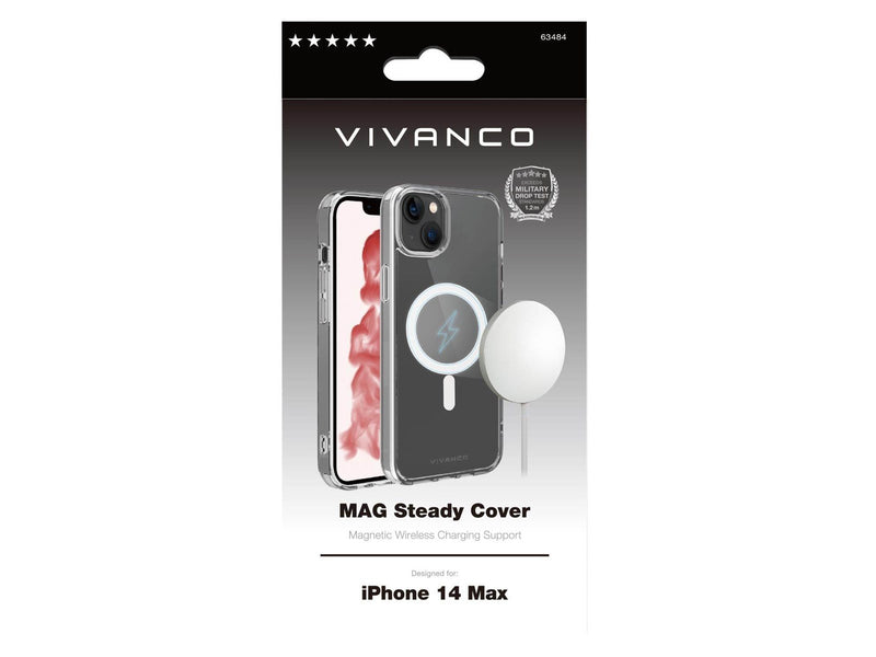 Vivanco Mag Steady Cover iPhone 14 Plus Clear
