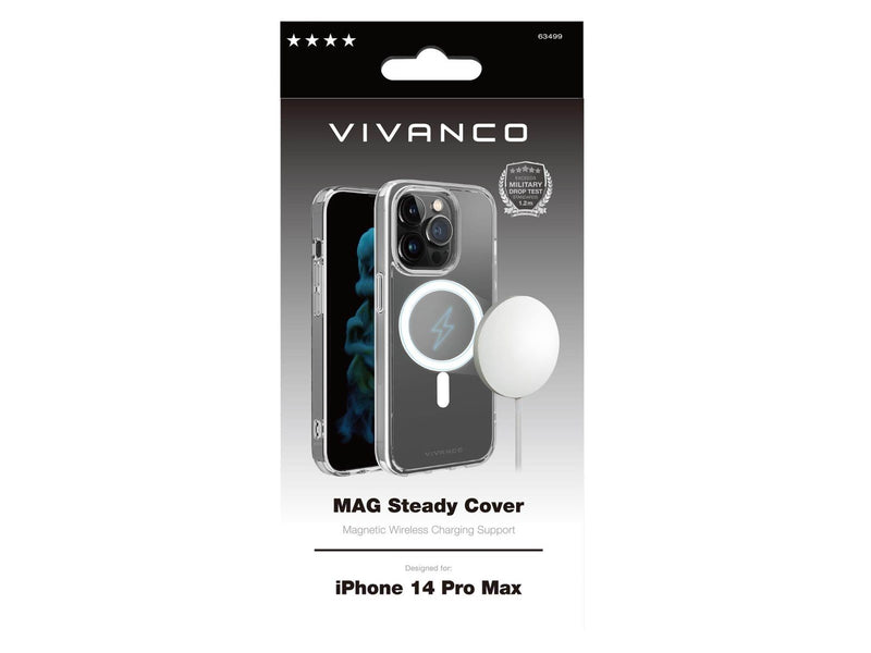 Vivanco Mag Steady Cover iPhone 14 Pro Max Clear