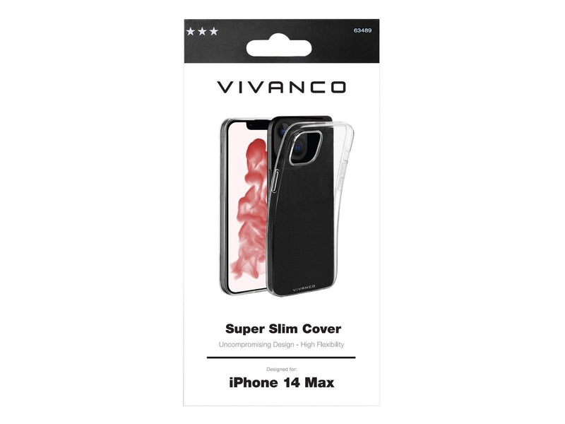 Vivanco Slim TPU Cover iPhone 15/14 Plus Clear