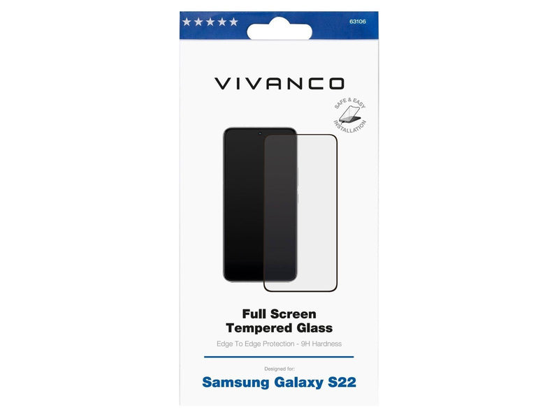 Vivanco Full Screen Tempered Glass Galaxy S23/S22 5G