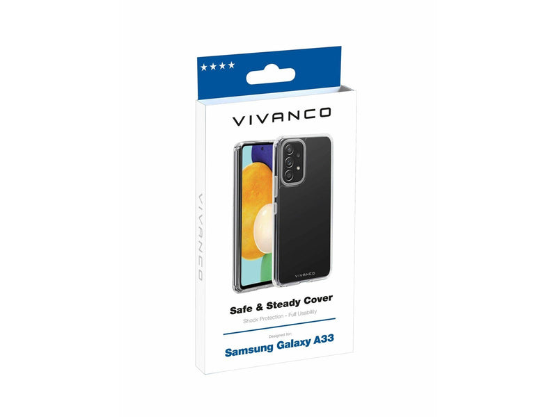 Vivanco Safe & Steady TPU Cover Galaxy A33 5G Clear