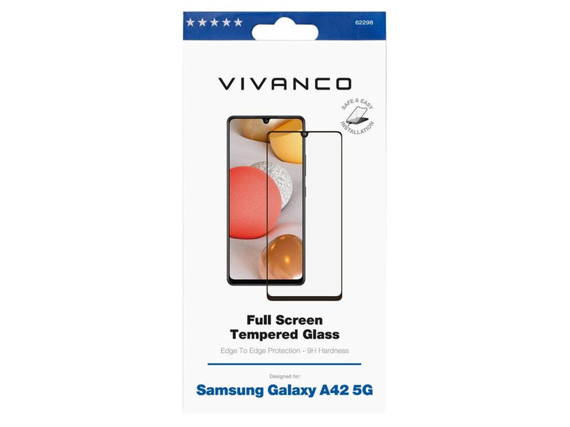 Vivanco Full Screen Tempered Glass 9H Galaxy A42 5G