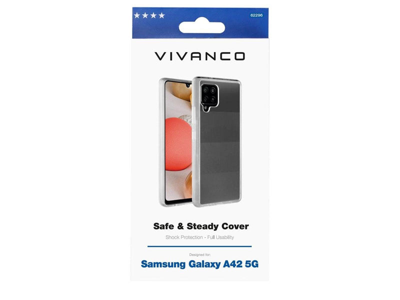 Vivanco Safe & Steady TPU Cover Galaxy A42 5G Clear