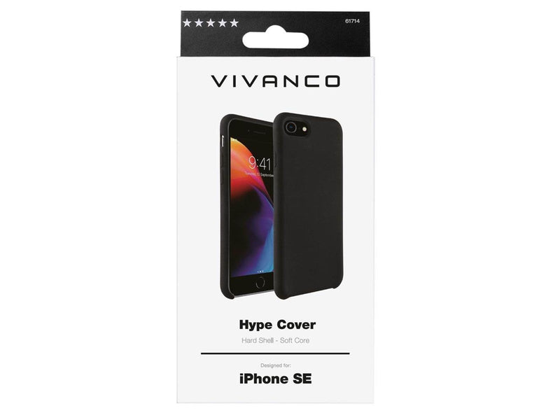 Vivanco Silicone Cover iPhone SE/8/7/6 Black