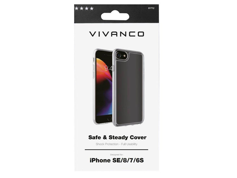 Vivanco Safe & Steady Cover iPhone SE/8/7/6 Clear