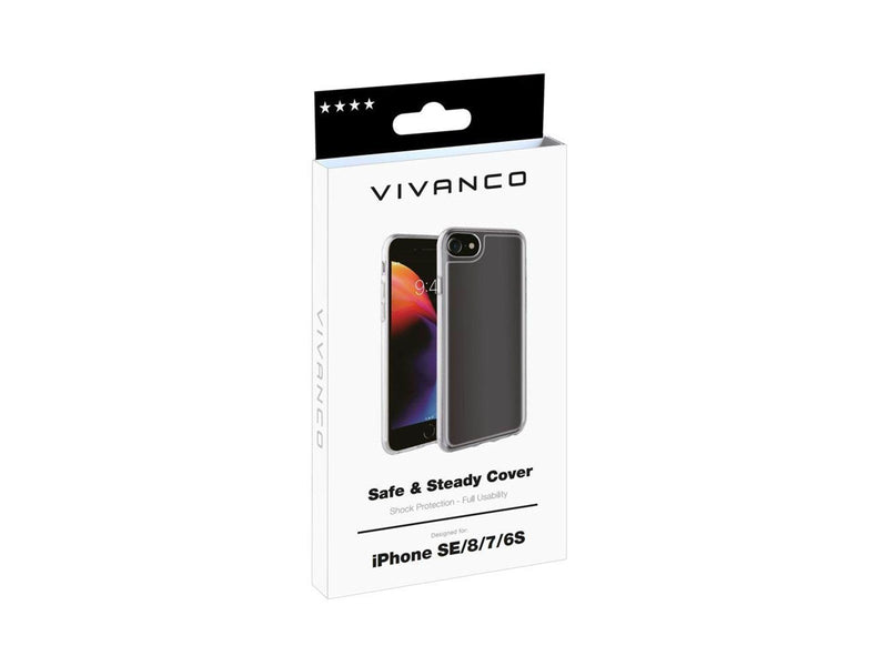 Vivanco Safe & Steady Cover iPhone SE/8/7/6 Clear