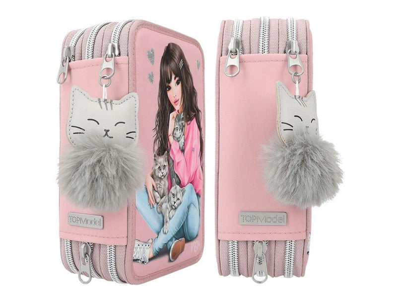 Depesche TOPModel Triple Pencil Case Kitten