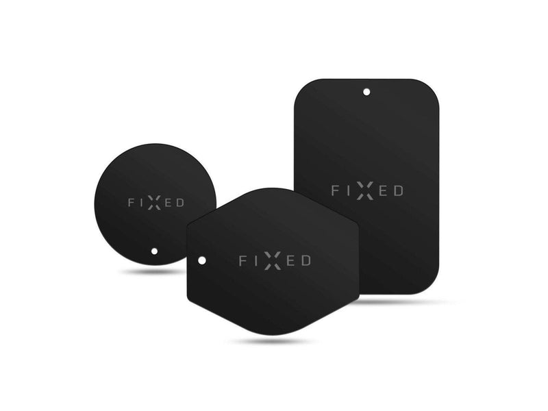 FIXED Icon Metal Phone holder plates 3M SET Black