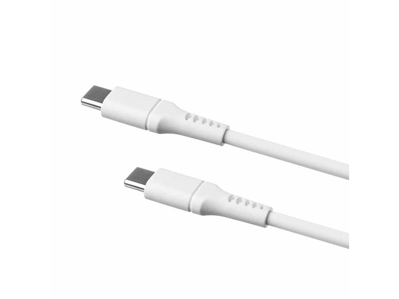 FIXED LIQUID Silicone cable 60W USB-C/C 1.2m White