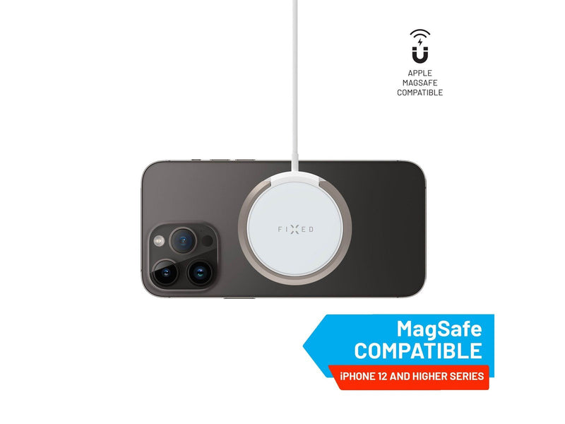 FIXED MagPad 15W Wireless Charging Pad/Stand White