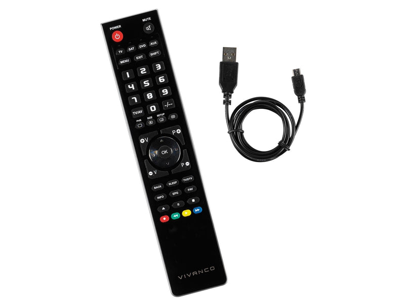 Vivanco 4in1 universal remote control Black
