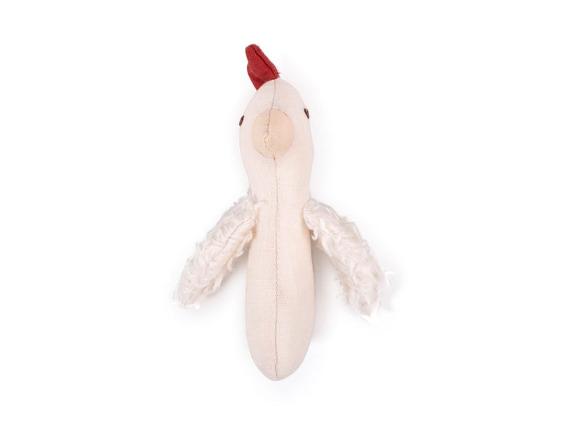 Filibabba Rassel aus Leinen - Huhn