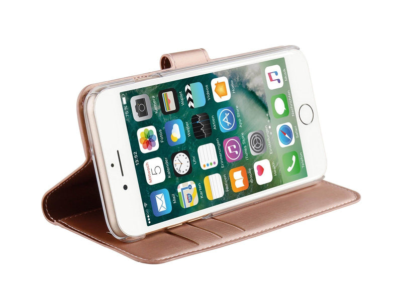 Vivanco Classic Wallet iPhone SE/8/7/6S Rose Gold