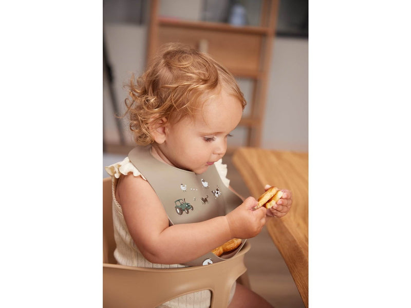 Filibabba - Silicone bib with print - Magic Farm