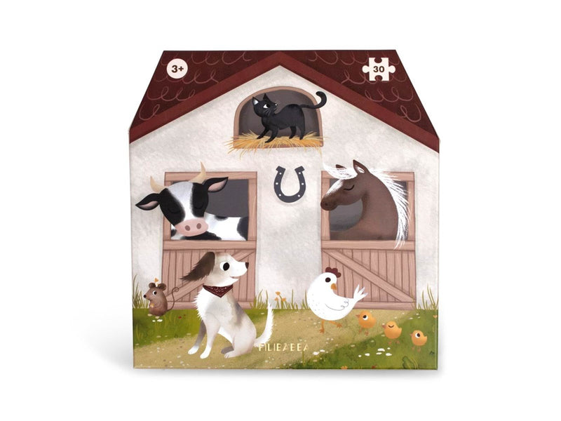 Filibabba Großes Puzzle mit 30 Teilen - Magic Farm