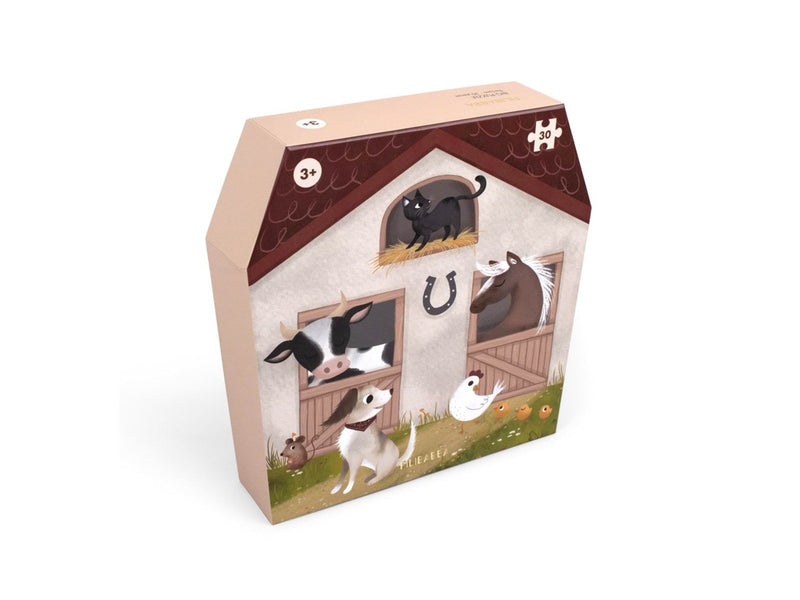 Filibabba Großes Puzzle mit 30 Teilen - Magic Farm