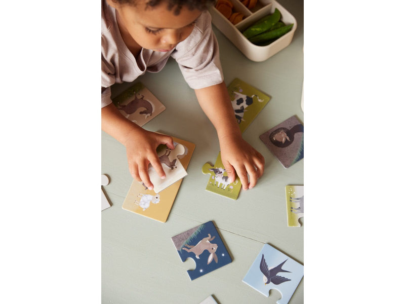 Filibabba - Parent and baby puzzles - Farm animals