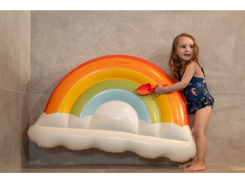 Filibabba Luftmatratze - Bunter Regenbogen
