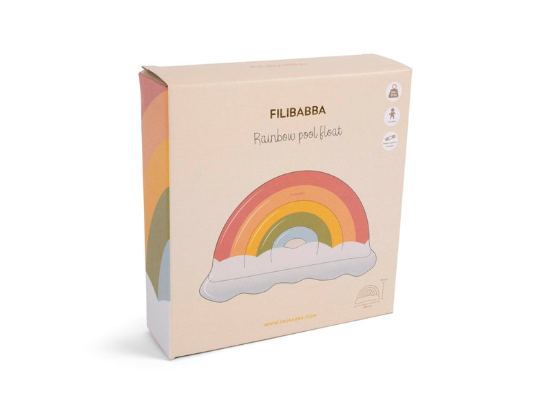Filibabba Luftmatratze - Bunter Regenbogen
