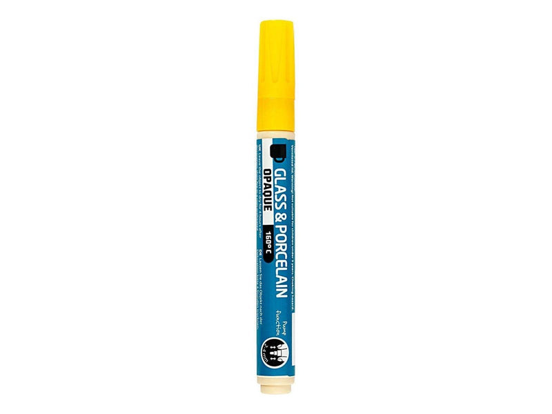 Creativ Company Glass and Porcelain Pen Opaque - Yellow