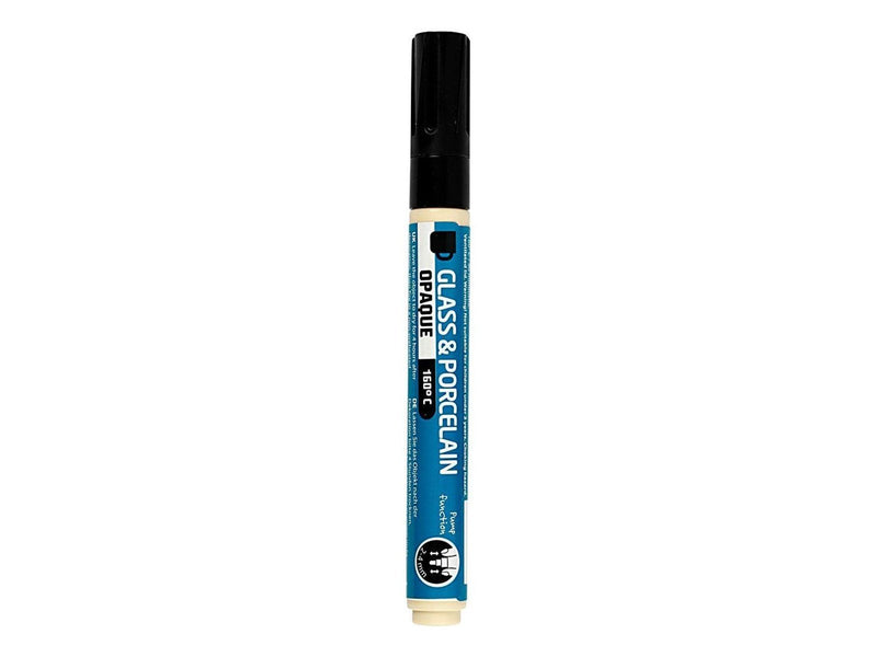 Creativ Company Glass and Porcelain Pen Opaque - Black