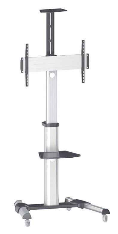 Manhattan Universal Multimedia TV Wagen Schwarz/Silber