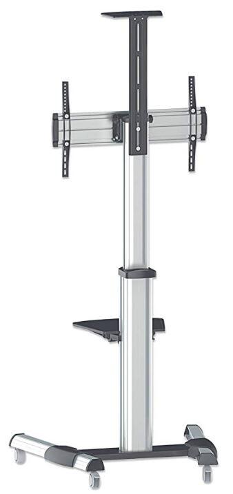 Manhattan Universal Multimedia TV Wagen Schwarz/Silber