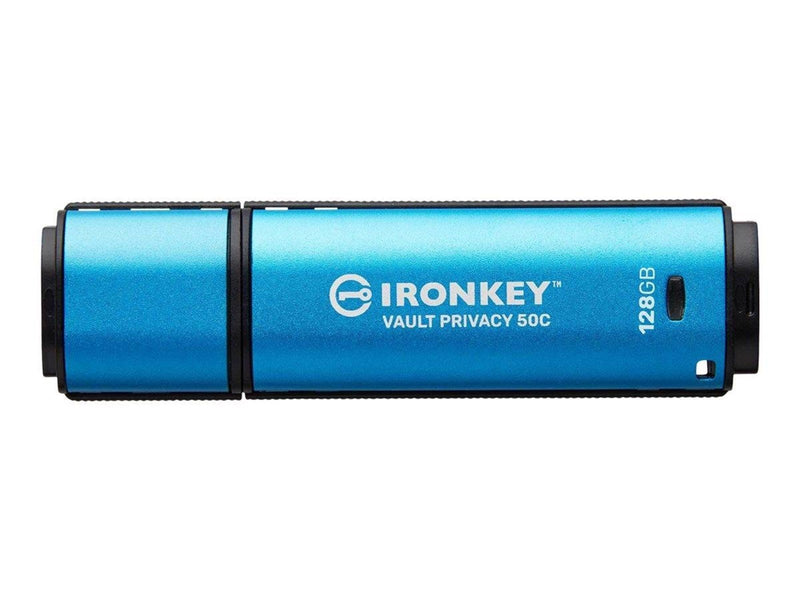 Kingston IronKey Vault Privacy 50 Series - USB flash drive - 128 GB - TAA Compliant - 128GB - USB-Stick