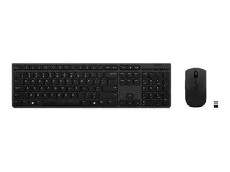 Lenovo Professional Combo - keyboard and mouse set - French - grey Input Device - Tastatur & Maus Set - Französisch - Grau