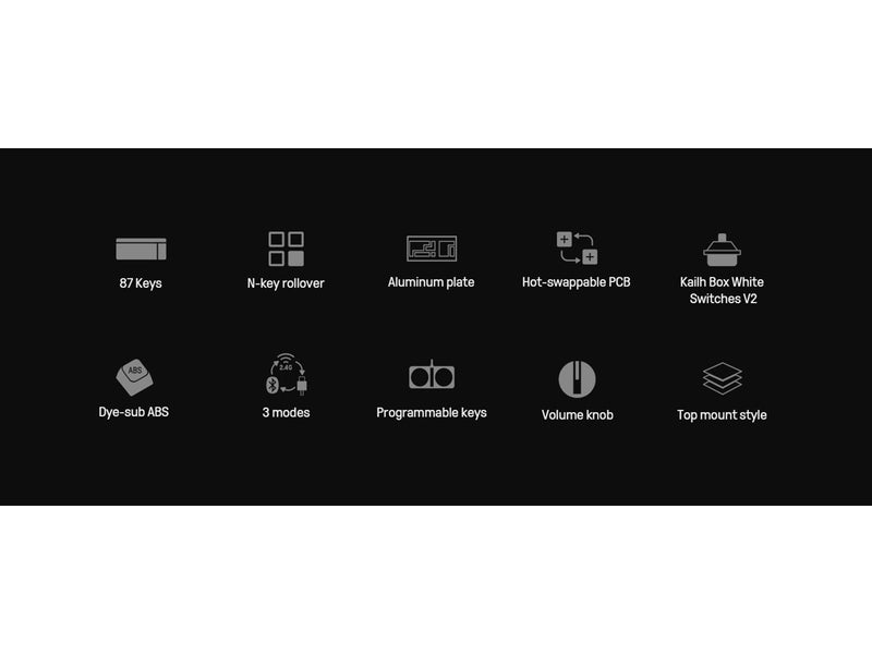 8BitDo Retro Mechanical Keyboard - M Edition - Englisch - UK