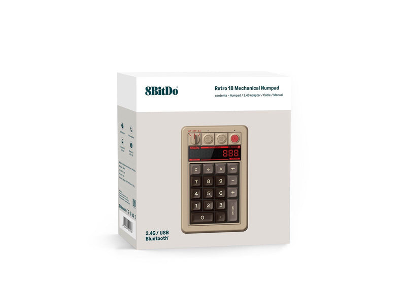 8BitDo Retro 18 Mechanical Numpad (C64 Edition) - Numpad