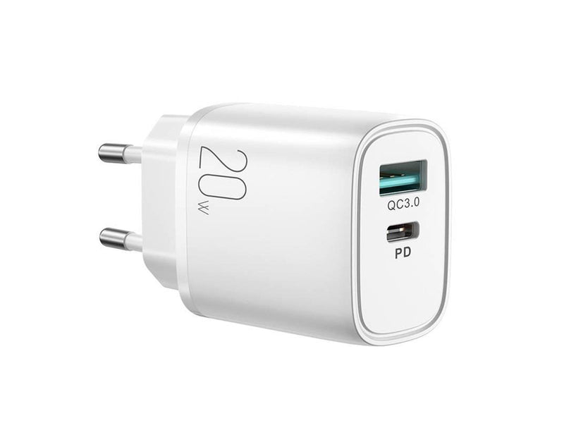 Joyroom 20W Dual-Port (QC3.0+PD) Charger L-QP2011 (white)