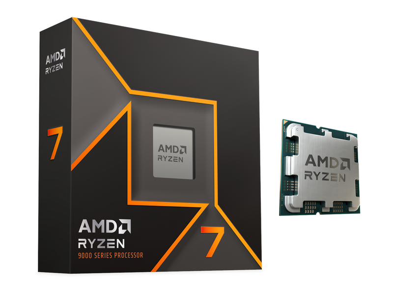 AMD Ryzen 7 9700X CPU - 8 Kerne - 3.8 GHz - AMD AM5 - AMD Boxed (ohne Kühler)