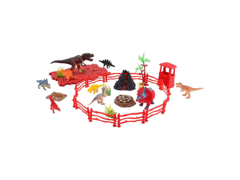 Johntoy Dino Playset in Storage Box